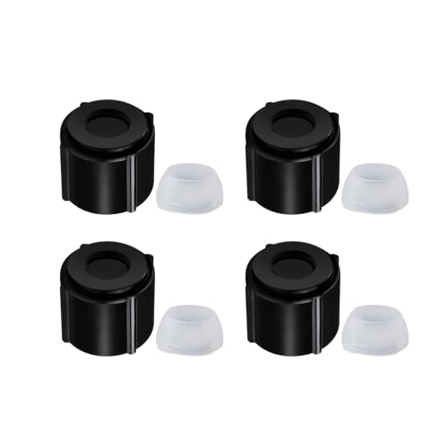 Image of 4Pcs Low Point Drain Seals and Caps Compatible with RV /Camper /Travel Trailer- 1 /2 Inch Hot & Cold Water Lines (4)