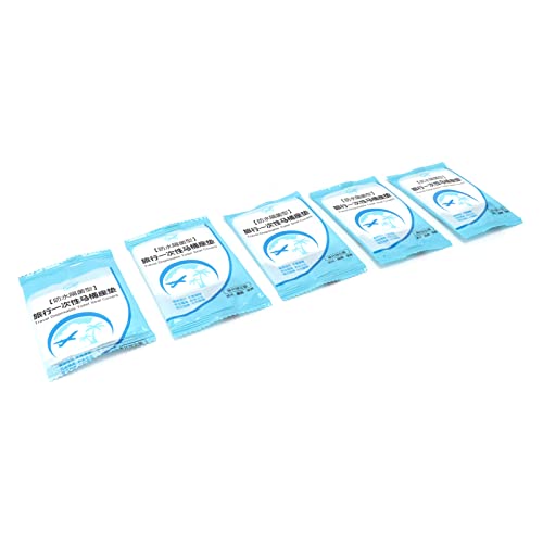 Toilet Pad, 50pcs Toilet Seat Cover and Non Slip Individually Wrapped Portable WC Pad, Incontinence Pads and Liners