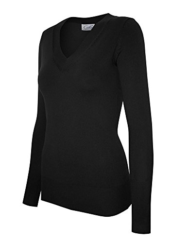 Image of Cielo Women's Solid Soft Stretch Pullover Knit Sweater