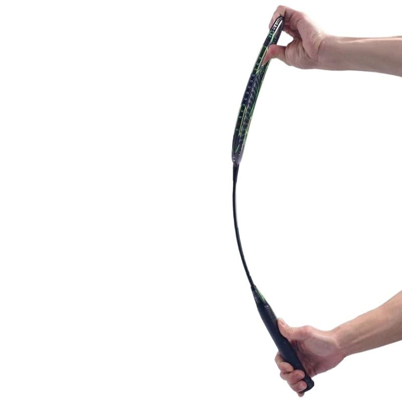 Badminton Set Racchetta da Badminton Super Leggera 6U in Carbonio Pieno 72 g, for Adulti, Uomo e Donna
