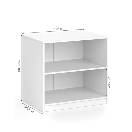 Vicco armadio multifunzione Visit, Bianco, 73.6 x