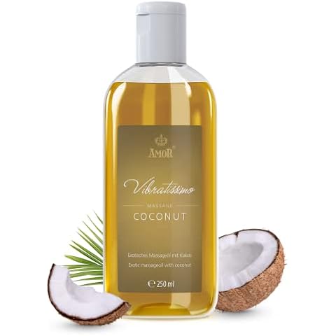 “Coconut” de Vibratissimo: aceite de masaje exótico con coco, aceite afrodisíaco, aceite erótico Cover