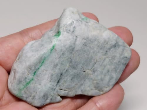 灰緑 ★90g★ 翡翠 ヒスイ 原石 翡翠原石 鑑賞石 自然石 誕 石 鉱石 鉱物 水石 宝石 置石