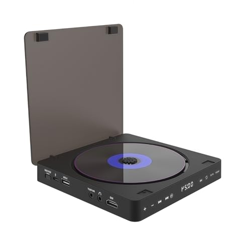 XUMIUZIY DVD Player für Fernseher mit HDMI, Wiedergabe Aller Regionen & Mehrerer for Mate,1080P Blu Ray CD/DVD Player mit Fernbedienung,HDMI/AV/USB Anschluss, Unterstützt...