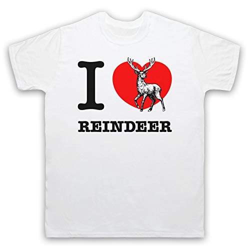 T-shirt homme I Love Reindeer : l'alternative légère au pull de Noël traditionnel