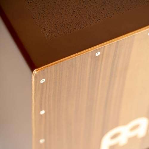 Meinl Percussion SUBCAJ5WN Jumbo Bass Subwoofer Cajon with Internal Snares, Walnut (VIDEO)