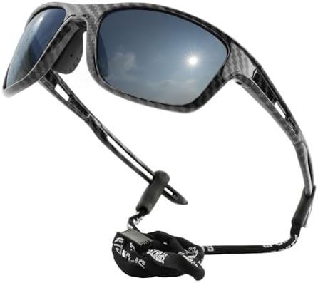 Solsun Polarized Sunglasses for Men Woman, Sport Wrap Around Sun Glasses UV Protection for Fishing Driving Cycling