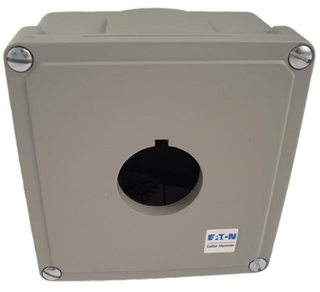 Connectorplat 30.5 mm Heavy-Duty Watertight-Oiltight Pilot Device Enclosure, Die Cast, Surface Mount, 1 Element, 1 Contact Block Depth, NEMA 4, 4X, 12, 13