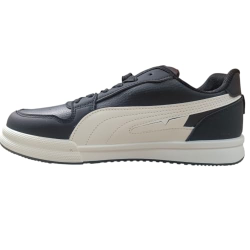 Image of Low-Top Lace-Up Sneakers, Multicolour Colourblock, Synthetic Leather