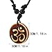 Scddboy Om Necklace for Men Women,Yoga Charm Aum Ohm Sanskrit Amulet Symbol Pendant Necklace