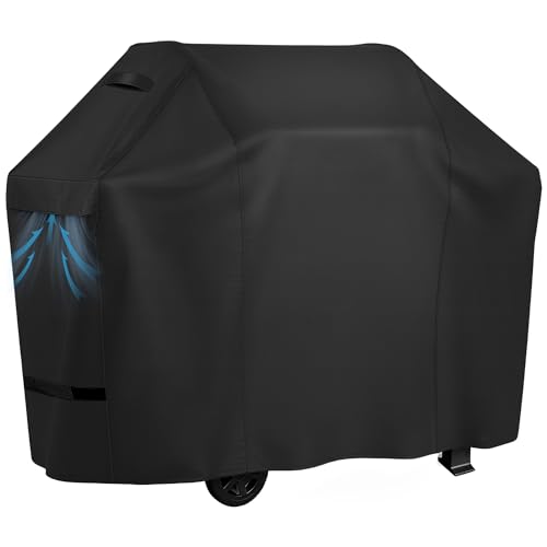 iCOVER Grill Cover 60 inch, BBQ Grill Cover for Outdoor Grill, 600D Heavy Duty Waterproof BBQ Cover,...