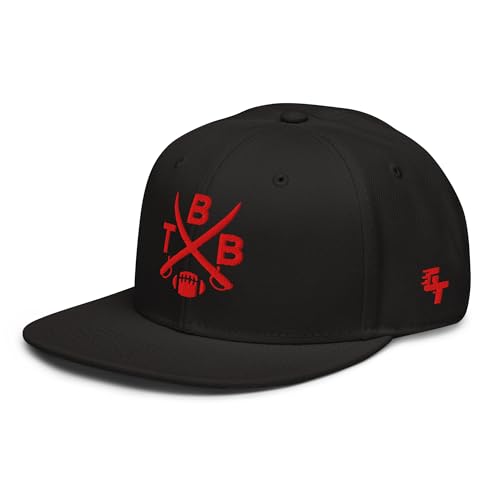 Tampa Bay Football Retro TPA Cross Snapback Hat Baseball Cap Black