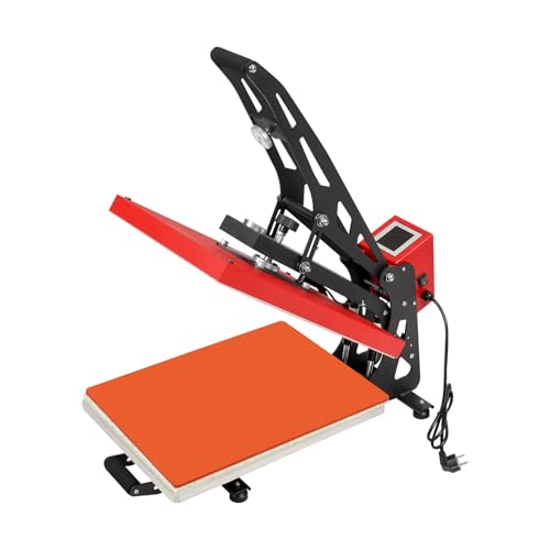 Prensa de transferencia de calor de 40 x 50 cm, 1200 W, prensa textil a 250 °C, prensa de calor para manualidades, mulitifuncional, sublimación, para sombreros, camisetas, tazas