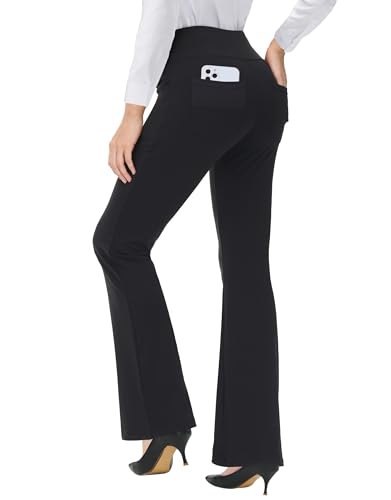 Bootcut Yoga Pants for Women High Waist Dress Pants Flare Leggings 27" 29" 31" 33" 35" 37" Workout Pant for Casual Work3