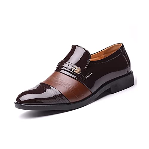Mocasines men slip on de vestir para trajes de novio y calzado formal de negocios
