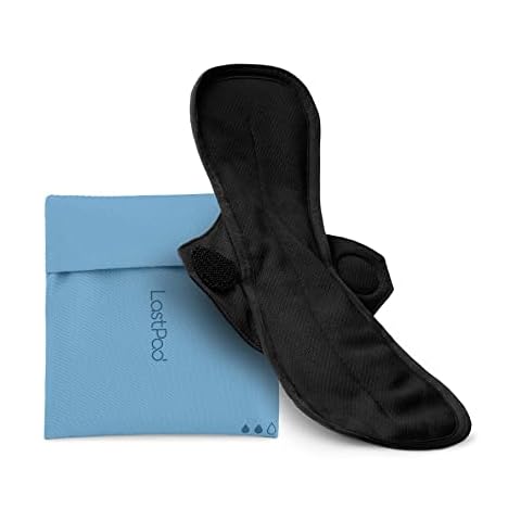 LASTPAD - Reusable Menstrual Pads for Low to Heavy Flows with Storage Bag - Washable Cloth Period Pad - Night and Day Set - Super Absorbent,no Leakage - Organic Sanitary Pads for Women Cover