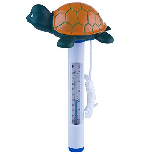 Milliard Floating Pool Thermometer Turtle, Large Size with String, for Outdoor and Indoor Swimming Pools, Hot Tub, Spa and Pond