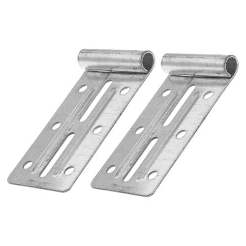 Zerodeko Soportes de Esquina Inferiores para Puerta de Garaje, Lámina Metálica Reforzada, 2 Piezas, Accesorio de Herraje Resistente para Montaje y Estabilidad en Puertas de Cochera
