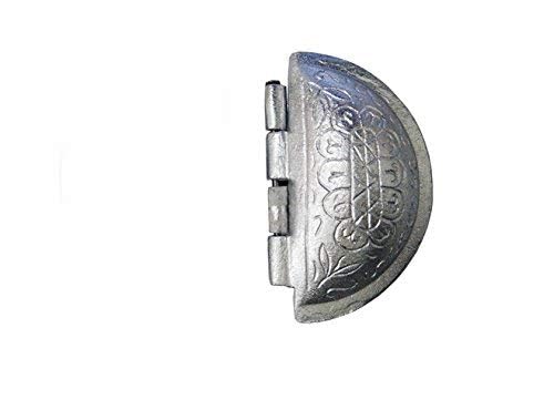 ServEzee Aluminium Gujiya/Gujia Karanji Maker karjikai Mould Cutter Sacha Machine, Dumpling Maker Kitchen Molds for Festivals, Pack of 1, Silver-picture-31
