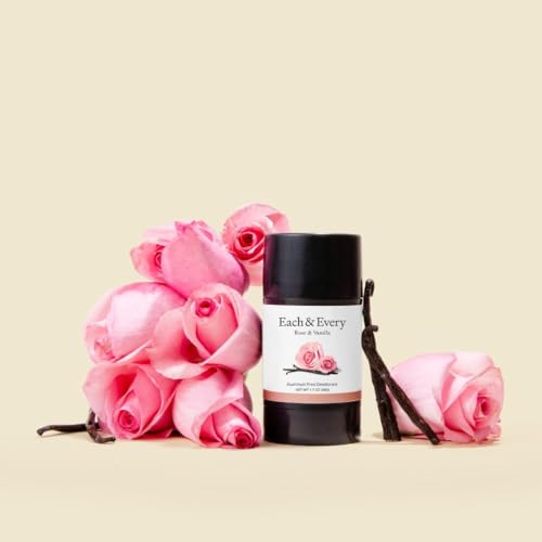 Each-Every-All-Natural-Deodorant-for-Men-Women-Aluminum-Free-Sensitive-Skin-Plant-Based-Baking-Soda-Free-Long-Lasting-24-Hr-Odor-Control-Rose-Vanilla-Travel-Size-Multipack-25oz