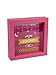 Salvadanaio Decorativo 'Ho Un Sogno Nel Cassetto', Rosa, 16x16 cm, con Design Luna e Stelle immagine