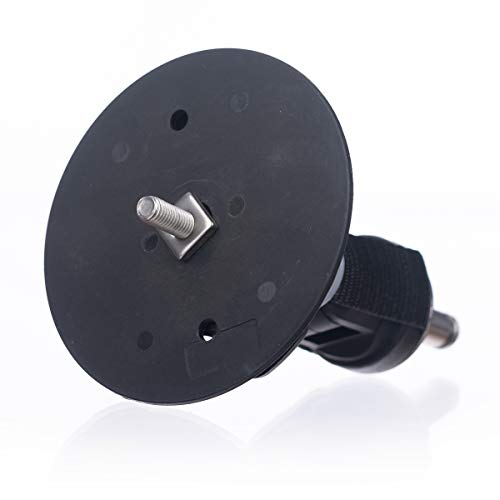 CBBBBAY Windsurf Mast Base Heavy Duty Universal Windsurfing Black 360 Degree Swivel Adjustable Tendon Joint Foot Plate Hardware Accessories Foldable Board One-Bolt Baseplate Durable (17)