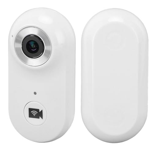 Image of Gugxiom Cat Collar Camera, 1080P HD 2.4G Dog POV Collar Camera with APP, Pet Wearable Body Camera for Pet Supplies Camera (White)