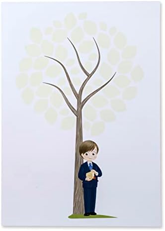 Mopec Lámina para Dedicatorias Niño Comunión con Traje, Cartulina, Blanco, 0.2x42x29.5 cm Mopec Lámina para Dedicatorias Niño Comunión con Traje, Cartulina, Blanco, 0.2x42x29.5 cm