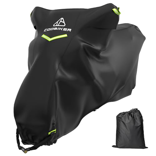 COOBIKER �o�C�N�J�o�[ ��^ 300D���� �h������ ���O���h�~ ����h�~ ���C�΍� �����ʋC�� �x�����˃e�[�v ����іh�~ ���h�~ �E���p�̎����� 125cc 250cc 400cc �o�C�N�p�ԑ̃J�o�[ ���[�o�b�O�t�� (4XL)