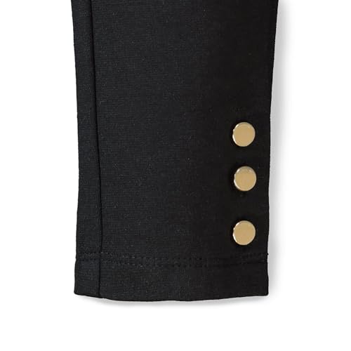 Image of Hope & Henry Girls' Ponte Pants with Button Details