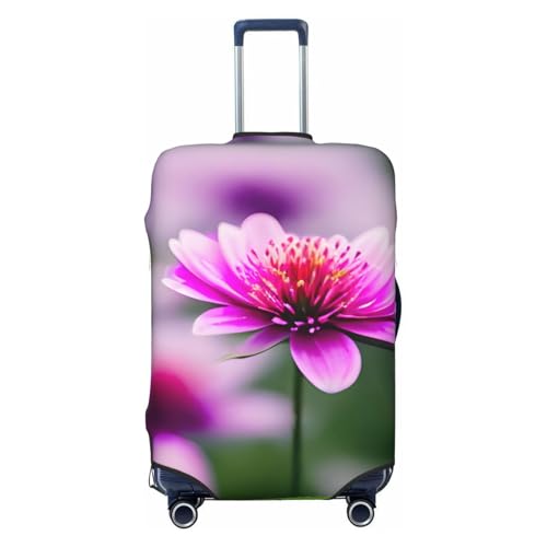 Housse extensible valise rigide motif papillon rose pour éviter les rayures