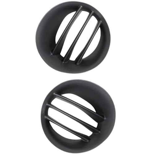 Parrilla bisel de luz antiniebla negra para Dodge Ram 2002-2009 2