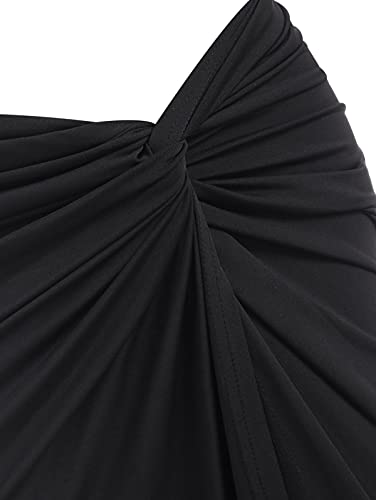 ZAFUL Two-Piece Asymmetrical Slit Skirt Set #TOP17