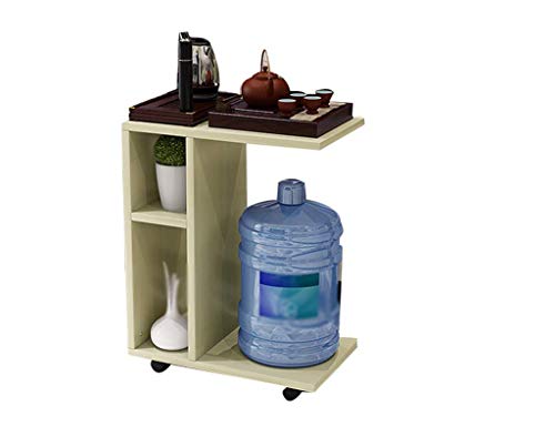 GWW Perfect Furniture Multi-Layer Storage Shelf, Wooden Tea Table Offi