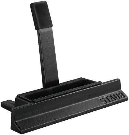 Staub Cast Iron Lid Holder - Black, Made in France