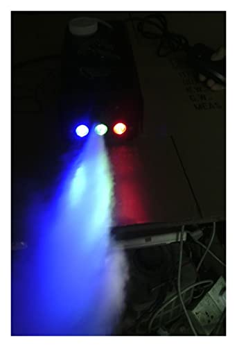 Máquina de humo de 500 W con luces LED RGB y control inalámbrico, ideal para bodas, Halloween, fiestas y efectos en escenario miniatura 5