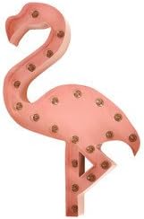 Iconics Pink Flamingo Marquee Light Garden Stake
