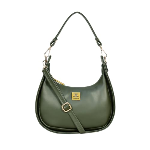 ESBEDA Olive Color Half Moon Sling Bag For Women