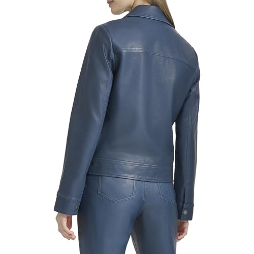 Andrew Marc Women's Faux Leather Jacket4