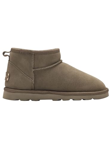 s.Oliver Damen Boots aus Leder Gefüttert, Grün (Sage), 38 EU