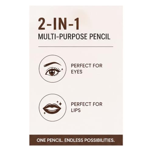 Image of Urbanfox Eye & Lip Definer Pencil, Brown, 12H Wear