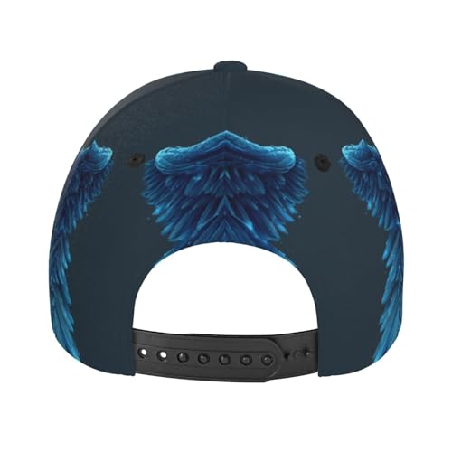 Gorra de Béisbol Azul con Alas Brillantes para Hombre y Mujer miniatura 6