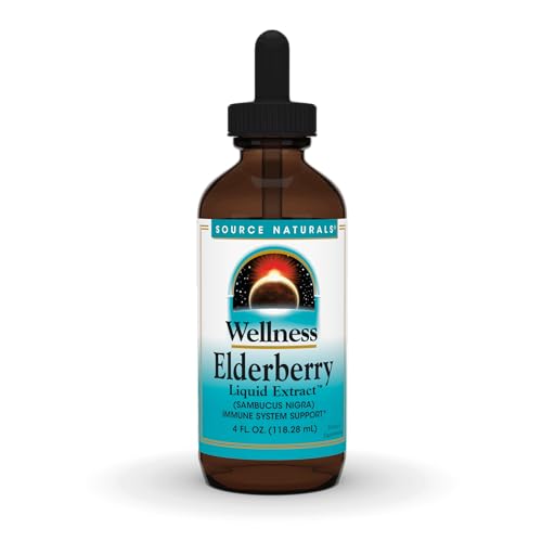 Source Naturals Wellness Elderberry Liquid Extract 500 mg - 4 Fluid oz