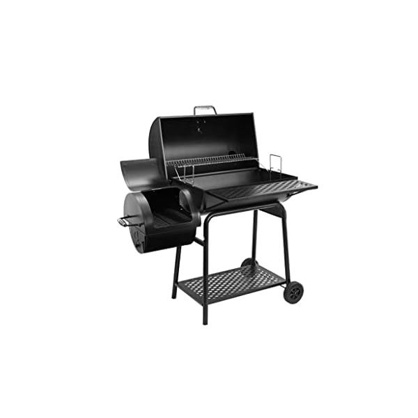 Barbecue, Family Villa, Courtyard, Large Outdoor Charcoal Grill, Double Smoker