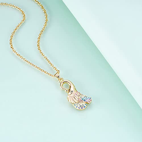 Elephant Necklace Gifts for Women,Animal Elephants Pendant Necklaces Jewelry for Elephant Lovers3