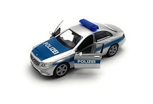 Onwomania Modellauto E400 Polizei 1:34-39 Silber