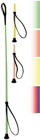 Junior riding whip crop 24 bright orange by MacTack