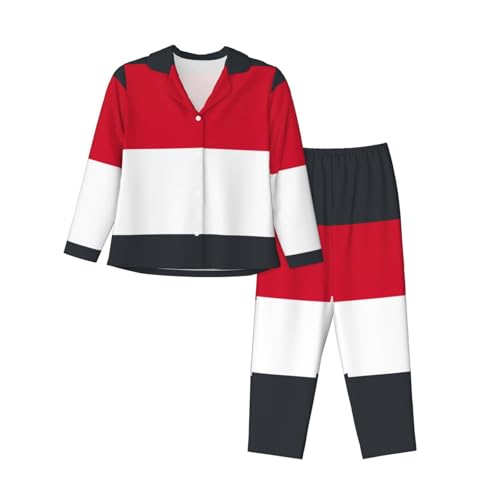 Ensemble pyjama Monaco à manches longues aux finitions élégantes et confortables
