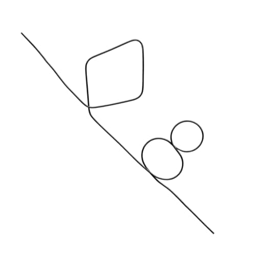 Predicción de alambre de hierro de Memory Metal: cable de forma de alta temperatura, juguete de truco mágico duradero, rendimiento profesional flexible Material reutilizable | Herramienta de mago, act