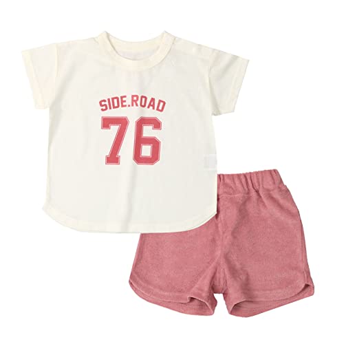 [SANTOWA] [�T���g�[��] �p�W���} �Z�b�g �����N�V���O�E�G�A ���� T�V���c �p���c 80-130cm �q�� �L�b�Y �j�̎q ���̎q �Q�Ԓ� �i�C�g�E�F�A ������ ���[���E�F�A 100cm D�F�z���C�g